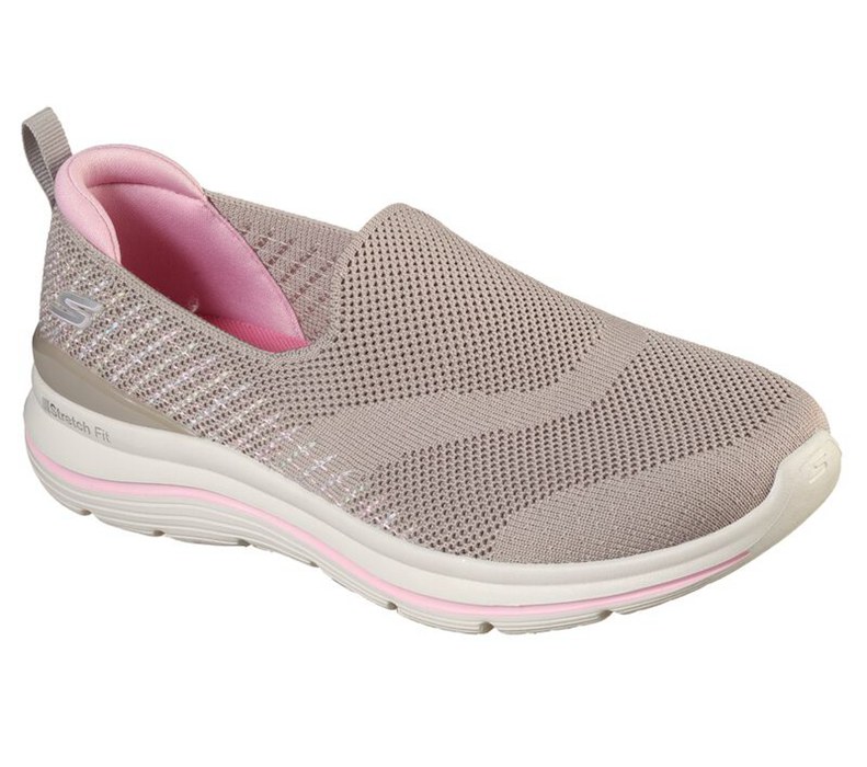Skechers Gowalk Stretch Fit - Special Day - Womens Slip On Shoes Pink [AU-SS4037]